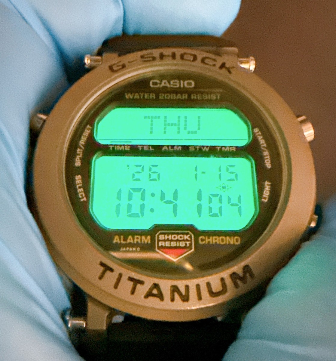 Casio G-Shock MRG-1 Men's Vintage Titanium Digital Watch Rare