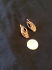 VINTAGE COPPER CLIP ON EARRINGS GUC UNBRANDED  — photo 1