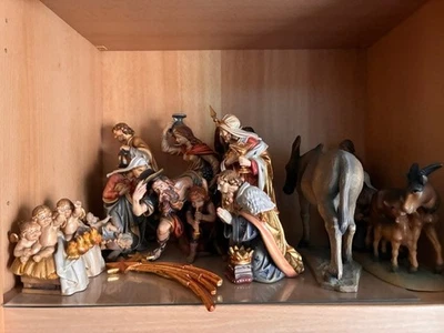 krippenfiguren holz geschnitzt neu - Bild 1 von 4
