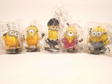 AMC Minions Movie L'ascesa di Gru Minion Top set completo solo 5 topper NO TAZZA