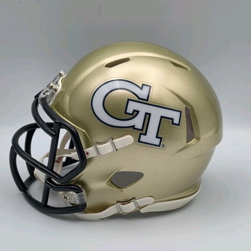 HAYNES KING SIGNED GEORGIA TECH YELLOW JACKETS STAR QB MINI HELMET UG COA - Picture 3 of 5