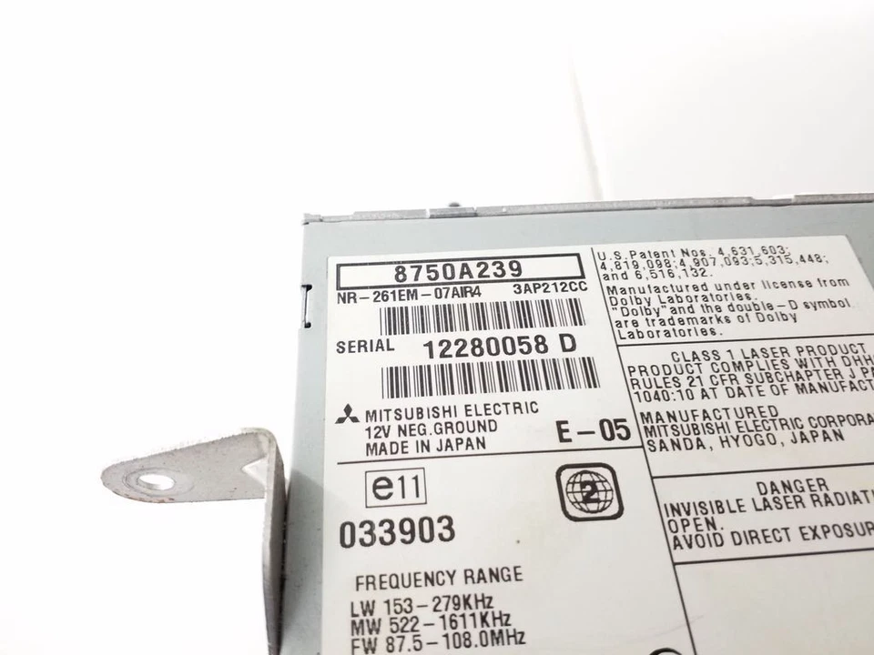 Mitsubishi ASX 2014 Radio / Reproductor de CD / Reproductor de DVD / Navegación BOS67172 Foto 3 de 4