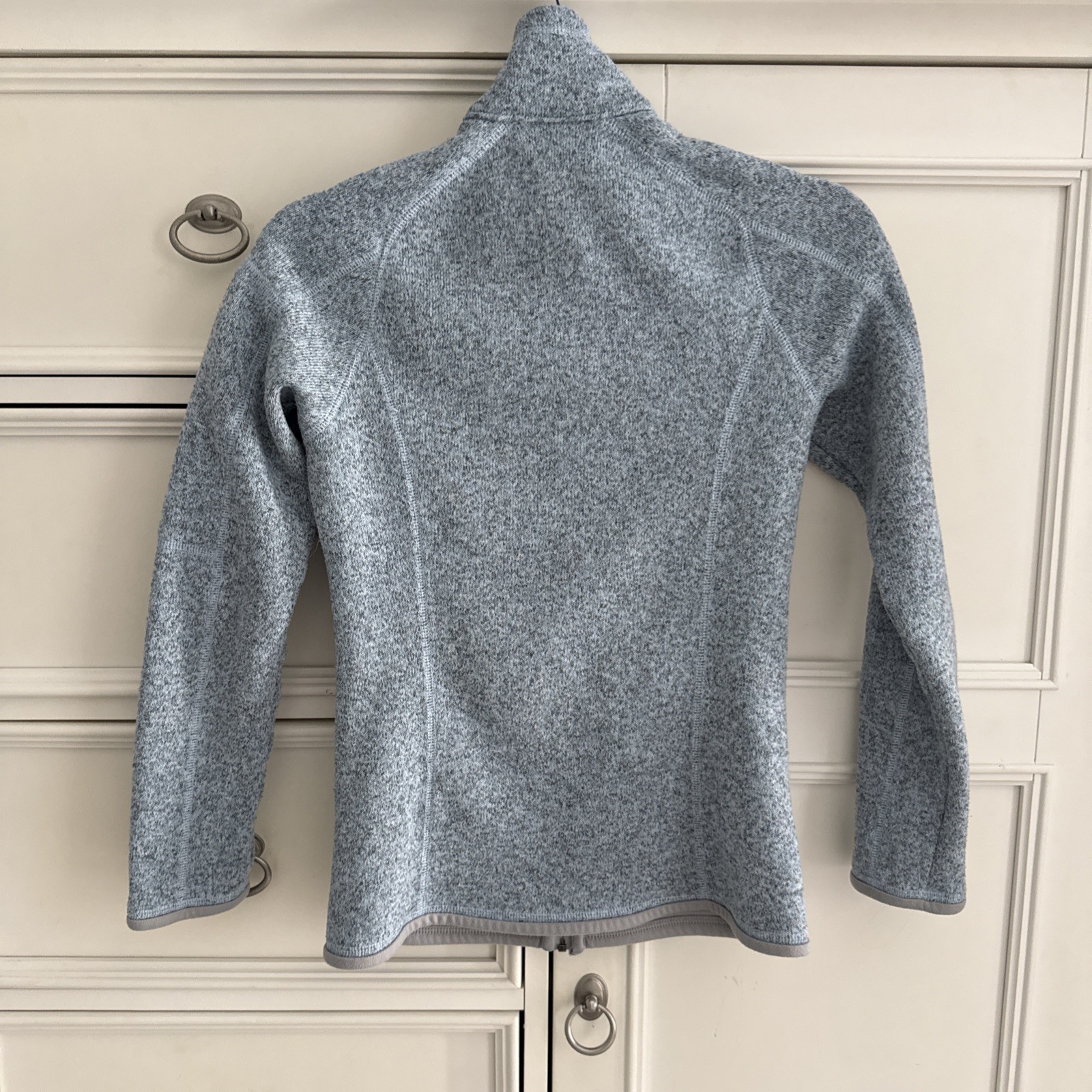 Patagonia Jacket Womens XS Aqua Better Sweater Full Zip Fleece Sleeve Pocket