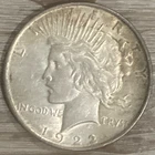 1922-P Peace Silver Dollar – High Detail – Early Series Issue – 90% Silver