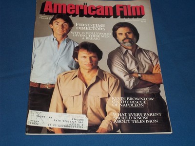 1981 JANUARY AMERICAN FILM MAGAZINE - 1ST TIME DIRECTORS FRONT COVER - H 9518