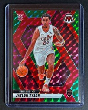 2024 Panini Mosaic Jaylon Tyson Rookie Red / Green Prizm ! SP Cavaliers