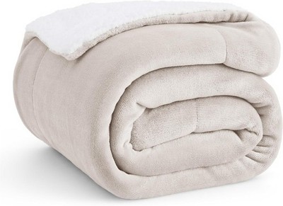 Bedsure Kuscheldecke 150x200 cm Flauschig Sherpa W