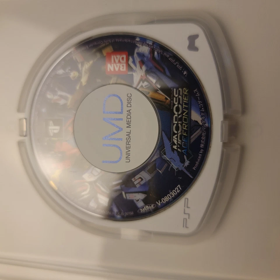 Macross Ace Frontier Sony PSP Japanese Import Game No Manual US Seller  - Image 3 of 4