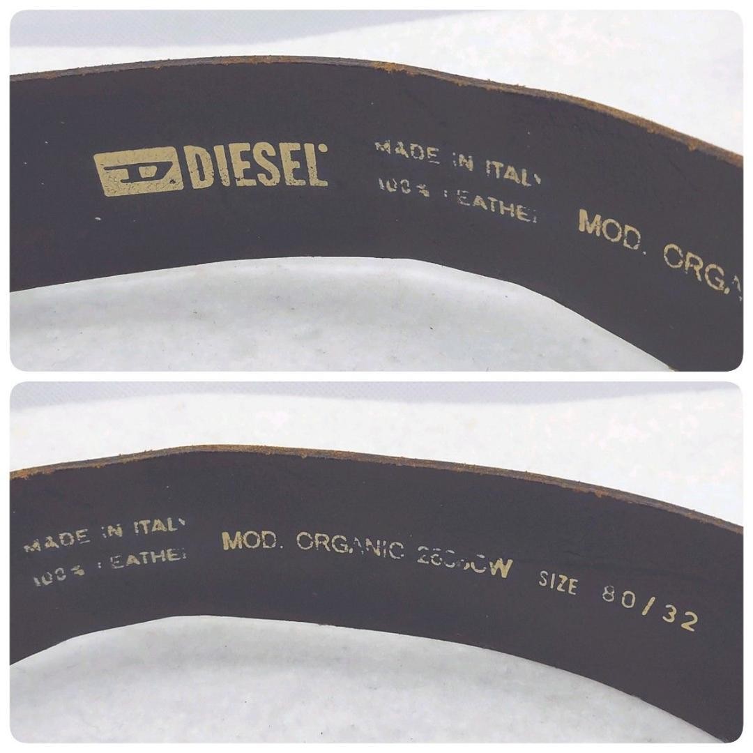 Vintage Diesel Men Belt Genuine Leather Luxury Classic