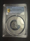 1943-D 1C STEEL WHEAT PENNY - Lincoln Cent, details, VF **GOLD SHIELD**