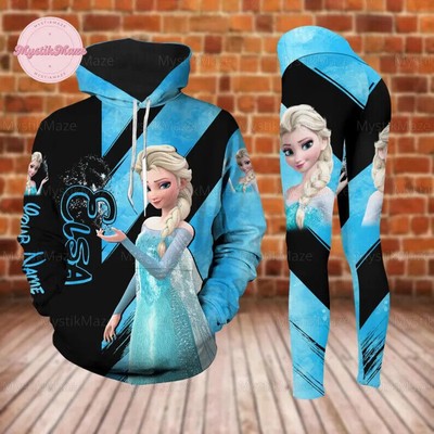 Personalized Elsa 3D HOODIE MOTHER DAY GIFT ALL OVER PRINT BEST PRICE US SIZE