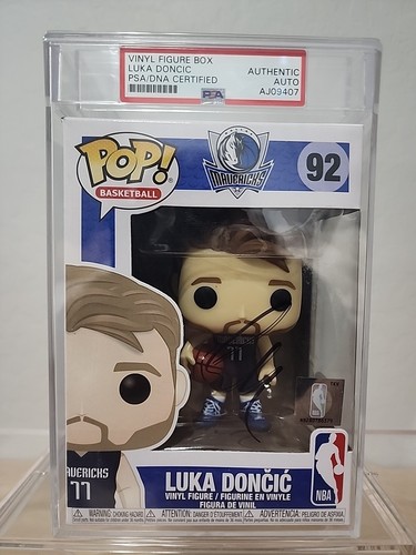 Funko Pop! Luka Doncic #92 Signed By Luka Doncic PSA Certified (Encapsulated) 
