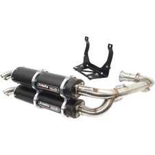 Trinity Racing Stage 5 Dual Exhaust System-Black Muffler for 2018-2021 Can-Am