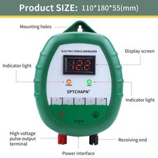 Electric Fence Charger Controller 2 Joules High-Power Output – Multi-Powered