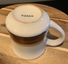 Vintage CasualStone Mug 70's Stoneware 803 Brown Ombre Stripe Made In Korea — photo 3