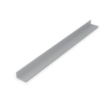 Outwater Plastics Alu249-S Satin Finish 3/8''X3/4''X1/16'' Aluminum Angle