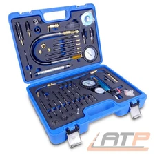 ENVA KOMPRESSIONSPRÜFER DRUCKVERLUST TESTER für BENZIN- und DIESELMOTOREN 46-tlg