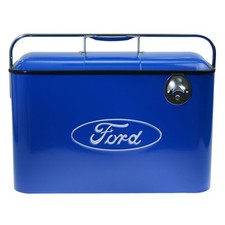 Cooler Metal Ford Bluewhite Vintage