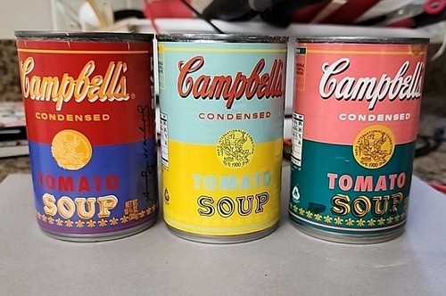 Andy Warhol Campbell Tomato Soup Cans 50 Years Art Of Soup 2014 UNOPENED Target