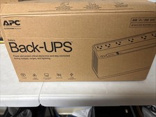 APC Back-UPS 600VA 7 Outlet Battery Backup and Surge Protector Power Black