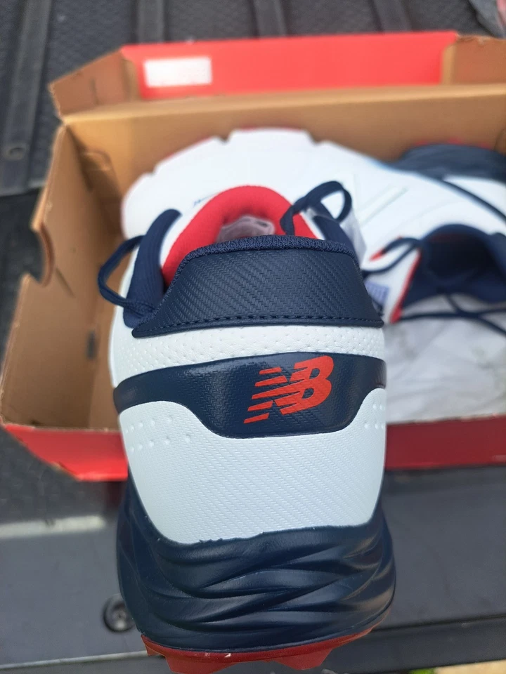 New Men's New Balance Striker V3 Golf Shoes Never Worn Size 15D Red white blue - Image 4 of 4