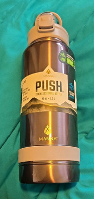 Brand new Manna Push 40 OZ . Stainless Steel Bottle with Handle