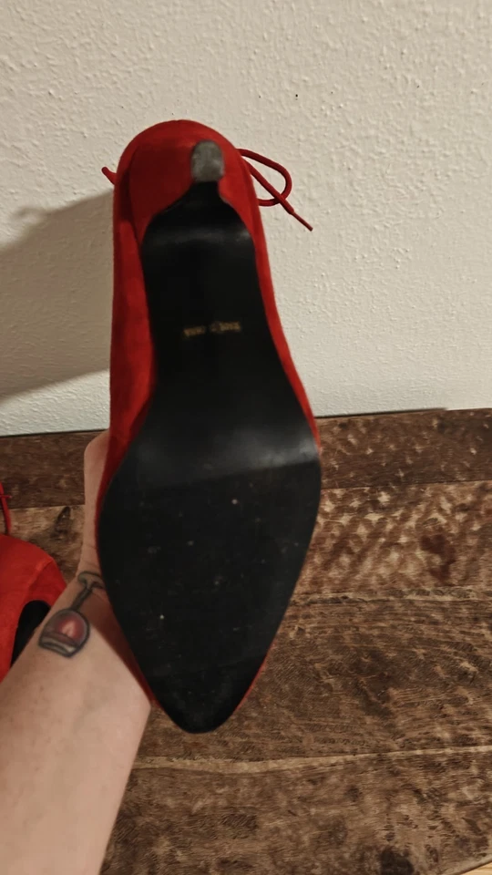 Botas de gamuza estilo victoriano Newport News vintage años 90 talla 8 Foto 4 de 4