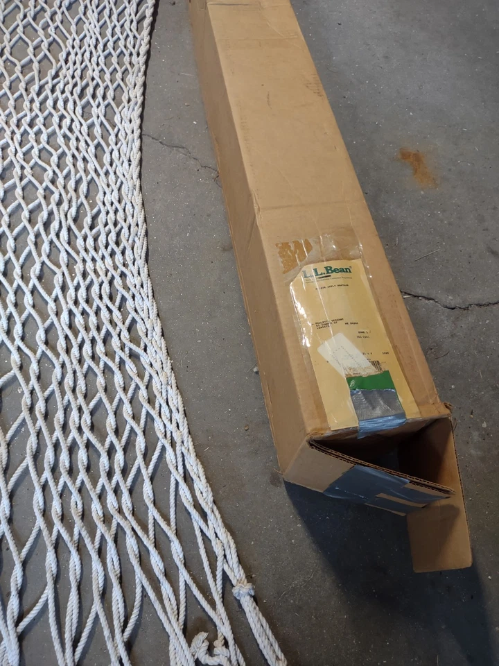 L.L. Hamaca Bean DURACORD®L L Cuerda de Frijol Natural con Caja Original Gran Forma Bonita Foto 2 de 4