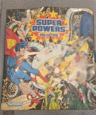 Vintage 1984 Kenner Super Powers Collection Vol. 1 Carrying Case *Rough Plastic*