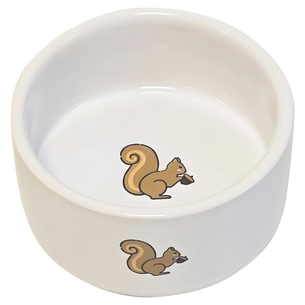 Nobby Nager Keramiknapf EichhöRnchen 150Ml Nagetiere Napf Nagernapf Futterschale-image