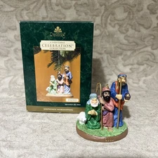 Dayspring Ornaments Shepherds Worshipping 