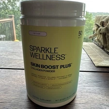 Sparkle Skin Boost No Flavor 50-Serv Verisol Collagen Peptides Hyaluronic Vit C