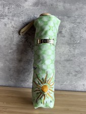 Celine Arc-de-Triomphe Moonbat JUPA Green Tropical Folding Rain Umbrella Japan