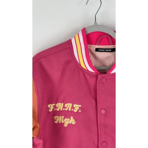 Theorywear FNAF High Varsity Jacket Five Nights at Freddy Letterman Size Large image 6