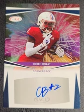 2025 Sage Cobee Bryant Blue Foil Autograph #A-CB2
