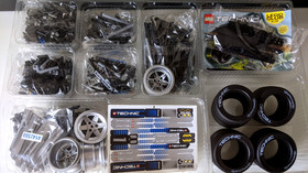 LEGO 8458 Technic: Silver Champion F1 Race Car & Truck Kit - NEW Sealed Bags