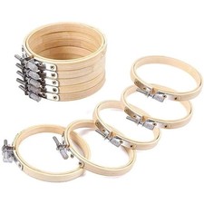 Wooden Embroidery and Cross Stitch Hoop Ring in 9 Sizes 3 to 12 inch (8 to 30cm)