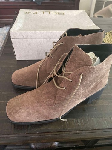 Vintage 90s Bellini Brown Foster Lace Up Ankle Boot Women's Size 11M Rare VTG - Picture 2 of 14
