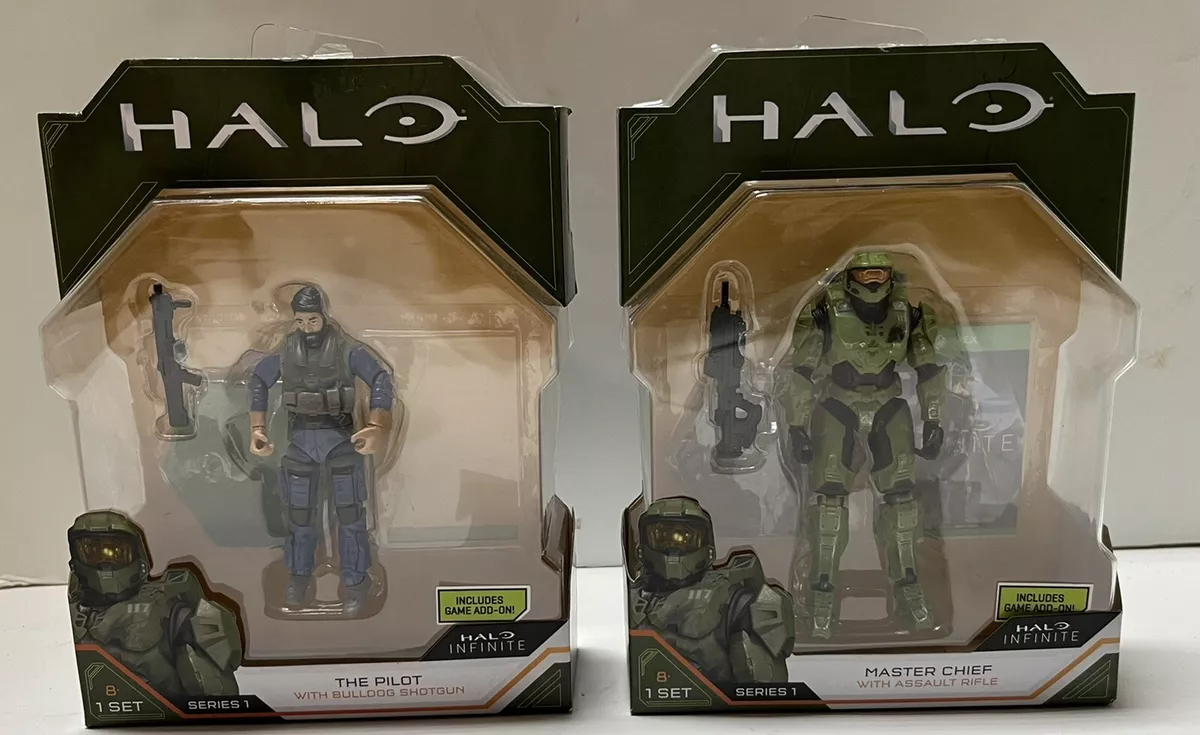 Halo Infinite World of Halo 4 Figures Series 1 2 3 4 Collection (Choose  Figure) (Master Chief (w/ Assault Rifle - Series 2))