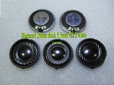 1pcs 28mm 8  2W ultra-thin Speaker Loudspeaker 8ohm Mini stereo Home Audio Parts