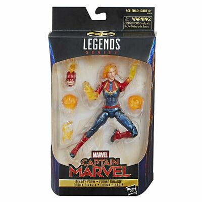 CAPTAIN MARVEL 6'' BINARY FORM ( WALMART EXCLUSIVE ) MARVEL LEGENDS ACTION FIGURE