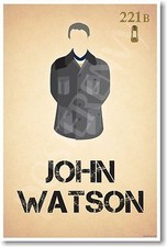John Watson 2 - NEW Humorous Fictional Character Poster hu249 