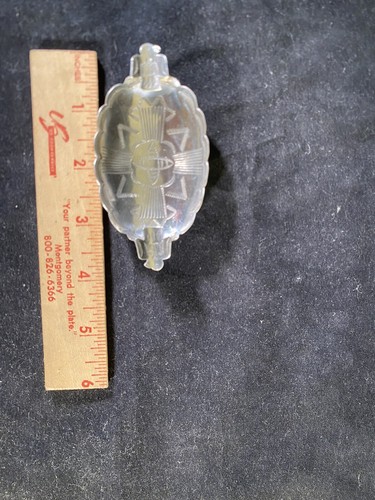 Vintage Navajo massives Silber handgejagtes Thunderbird Aschenbecher - Bild 8 von 12
