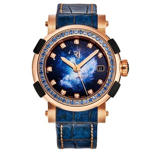 Romain Jerome Women's Arraw Star Twist Blue Dial 18K Gold Watch 1S39AOOOR.STB19