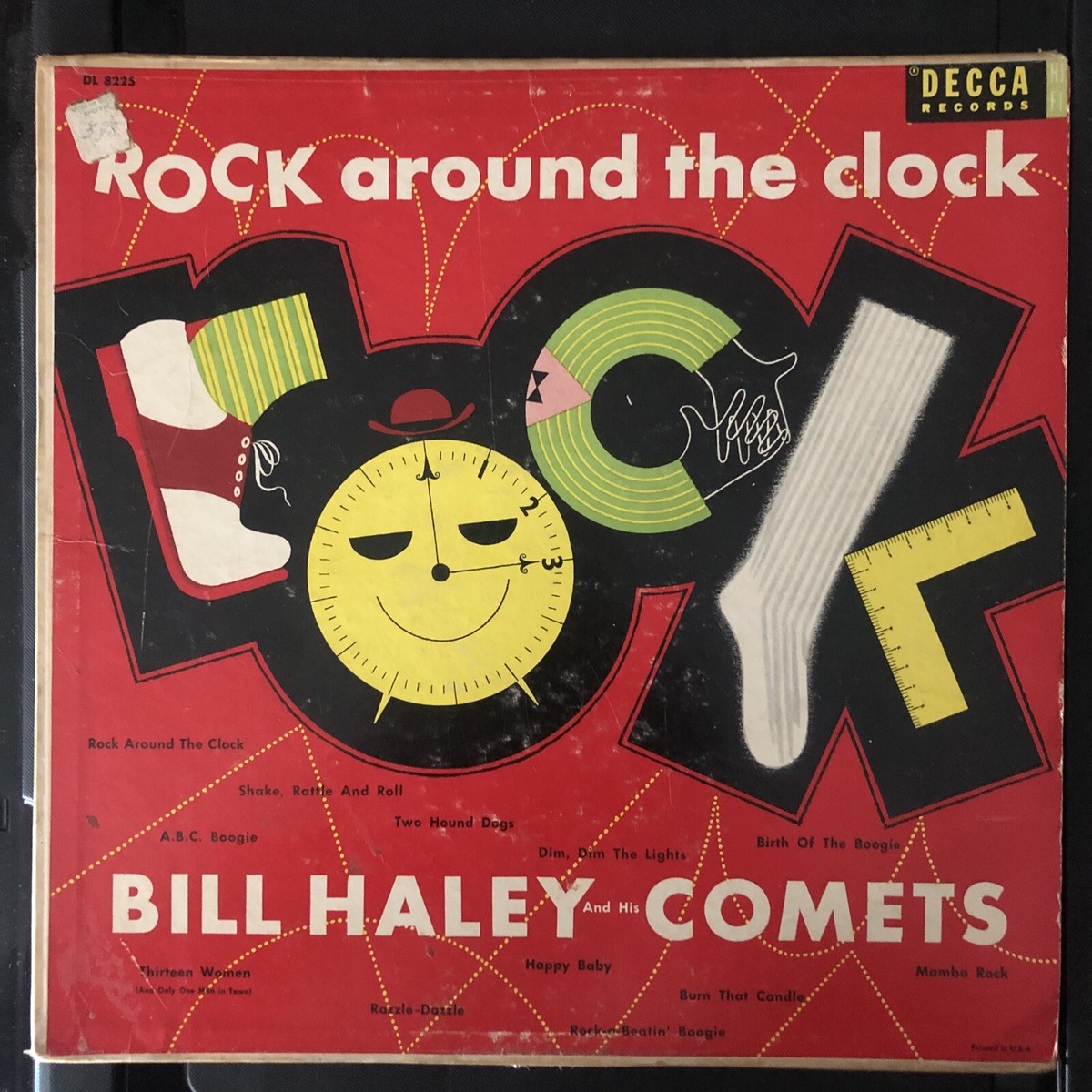 Bill Haley & The Comets / Rock Around The Clock Lp Decca 8225 Vg