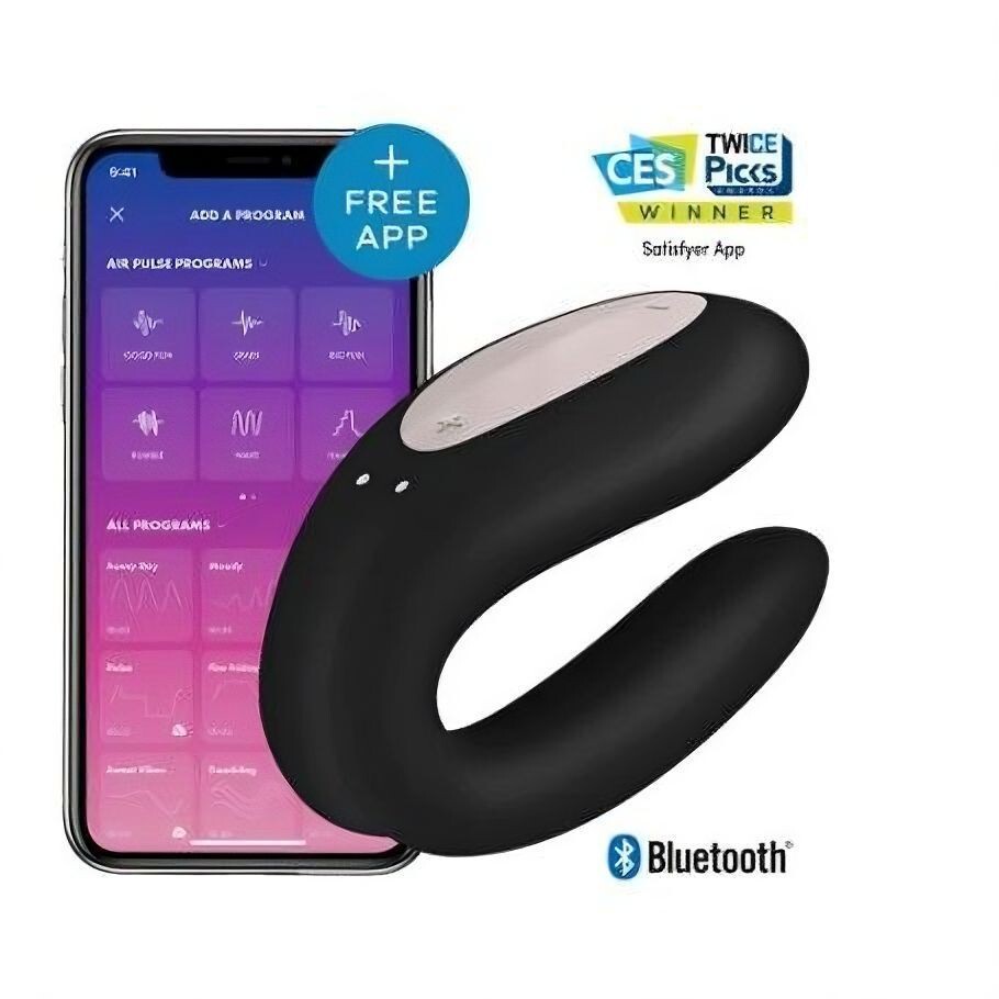 DOPPIO VIBRATORE SEX TOY 2 IN 1 | anal & vaginal  | COMANDO VIA APP SMARTPHONE