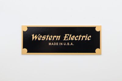 WESTERN ELECTRIC COMPANY replacement piece logo Badge 106mm(4.17