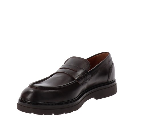 NeroGiardini Scarpe I400360U Mocassini Uomo in Pelle Marrone - Imagen 4 de 16