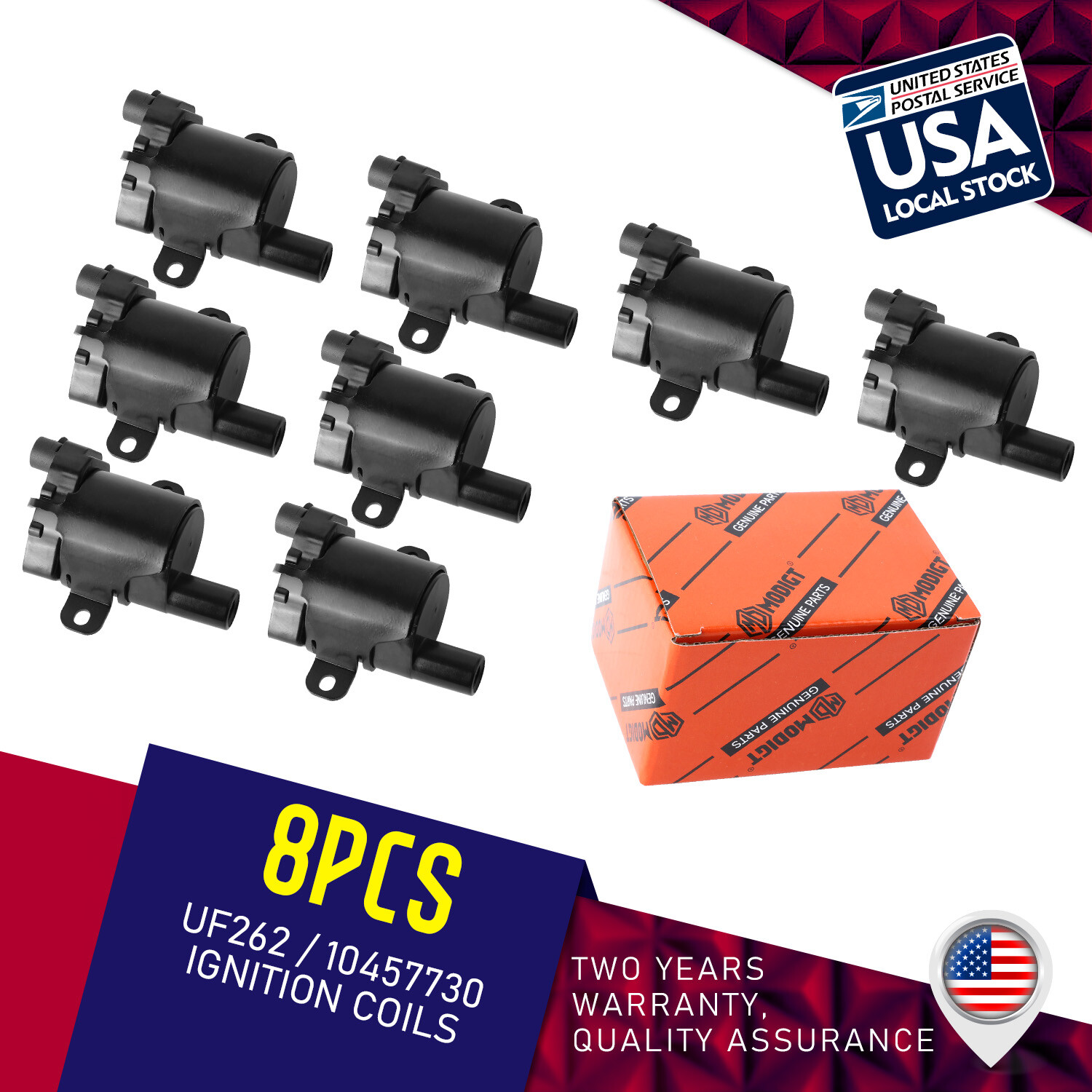 Saving Fuel - Round Ignition Coils for Chevrolet Silverado Avalanche D585 UF262