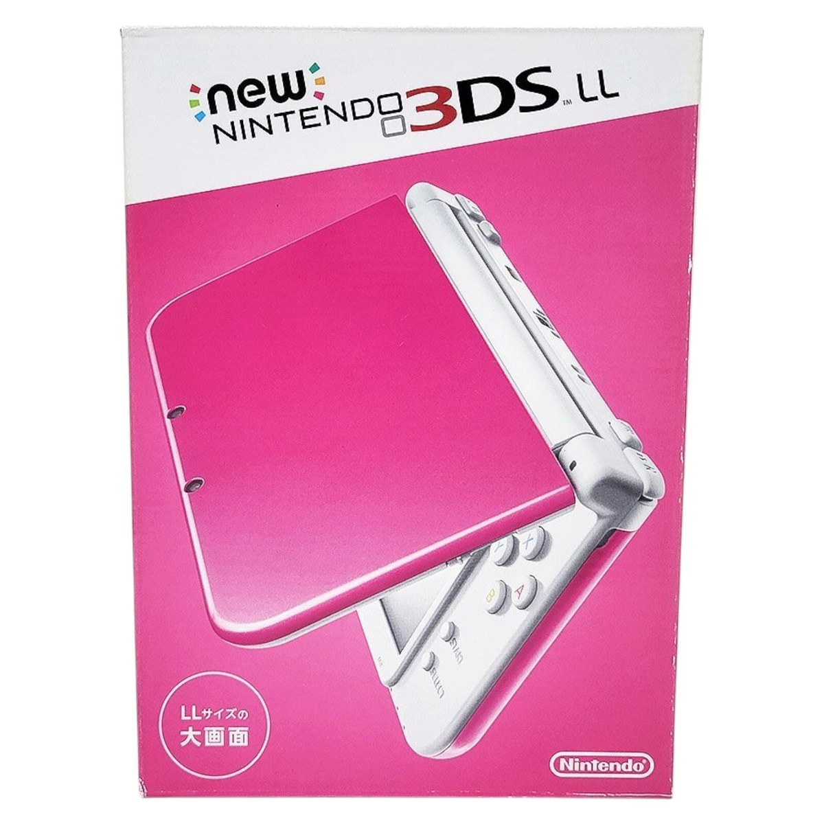 NINTENDO New 3DS LL XL Pink White Console w/Box NTSC-J
